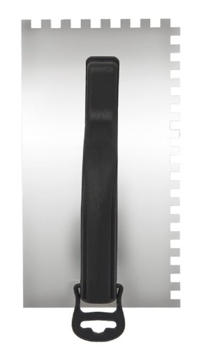 Гладилка REXANT 89-0255 нержавеющая 130х270 мм, зуб 10х10 мм - изображение 2