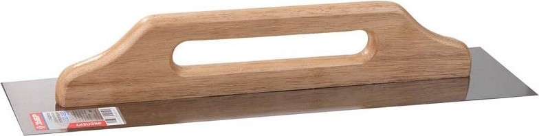 Гладилка ЗУБР ЭКСПЕРТ 480х130 мм "швейцарская" нержавеющая с деревянной  0807