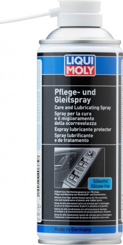 Глянцевый спрей для ухода за пластмассами LIQUI MOLY Pflege-und Gleispray 0,4 л 20665 20665