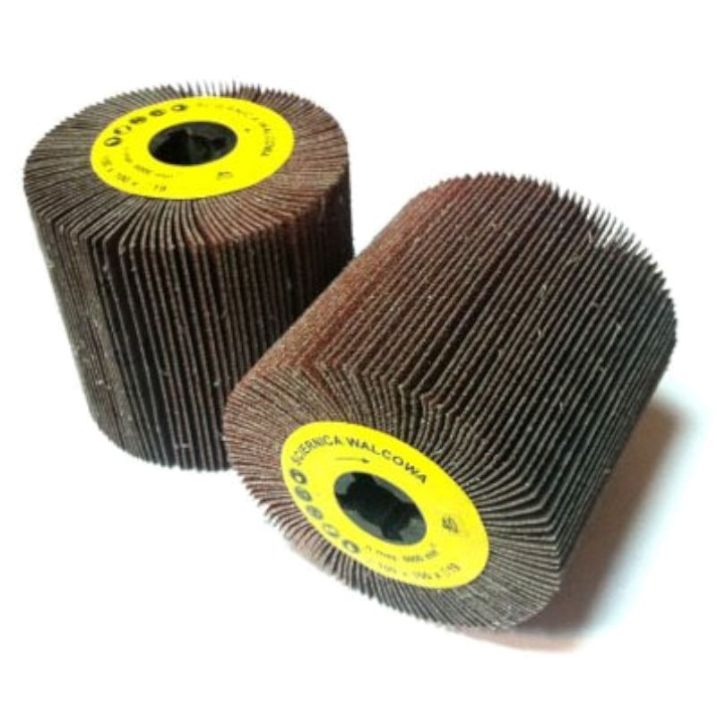 Шлифовальный лепестковый валик GLOB на тканой основе 100х100х19мм, P120