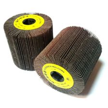 Шлифовальный лепестковый валик GLOB на тканой основе 100х100х19мм, P80 - изображение 2