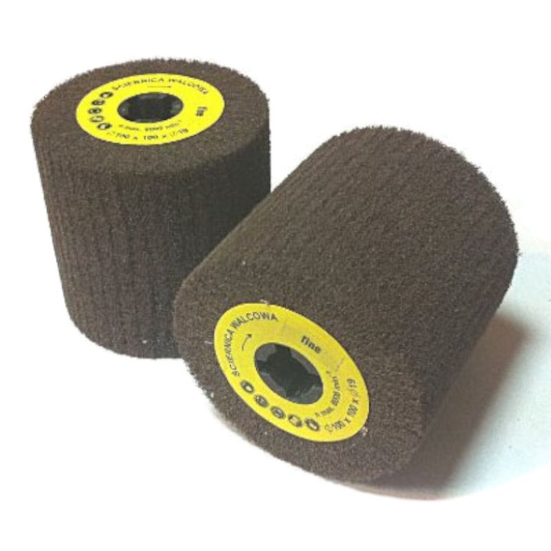 Шлифовальный лепестковый валик GLOB на нетканой основе 100х100х19мм, очень мелкое зерно