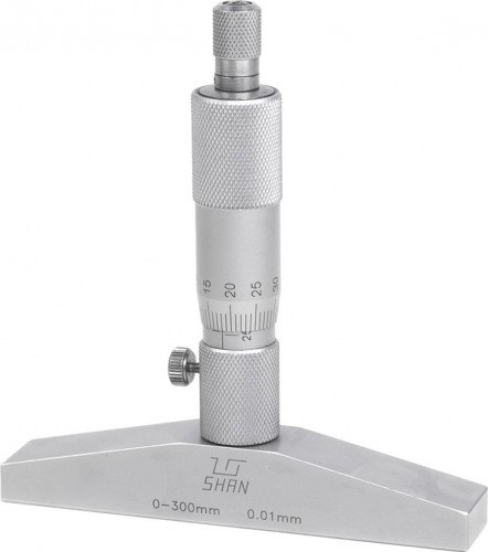 Глубиномер микрометрический SHAN ГМ 300 мм 0,01 351302 - изображение 2