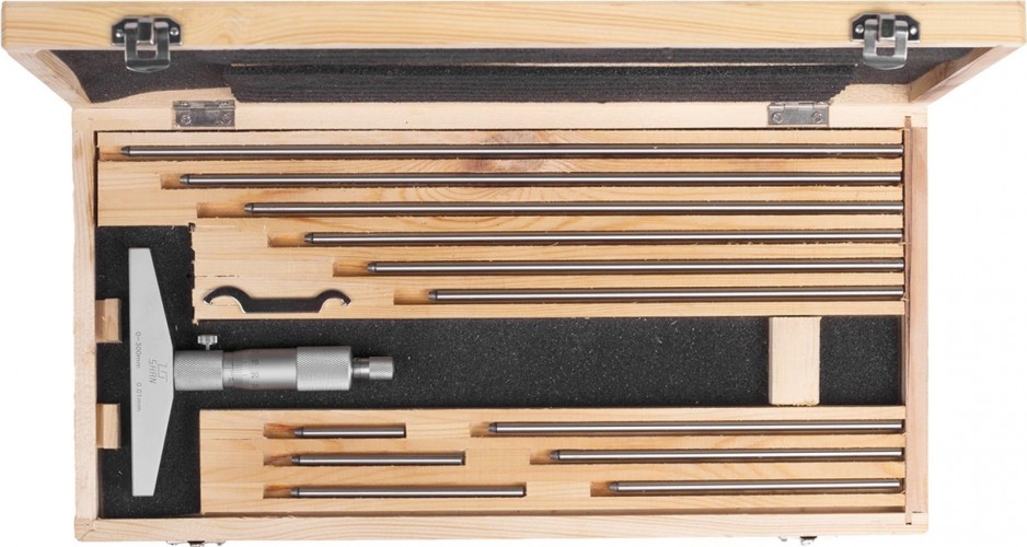 Глубиномер микрометрический SHAN ГМ 300 мм 0,01 351302 - изображение 4