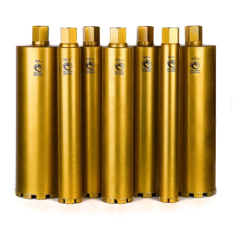 Коронка алмазная по бетону Golden Dragon 1 1/4" 132/400 мм - изображение 4