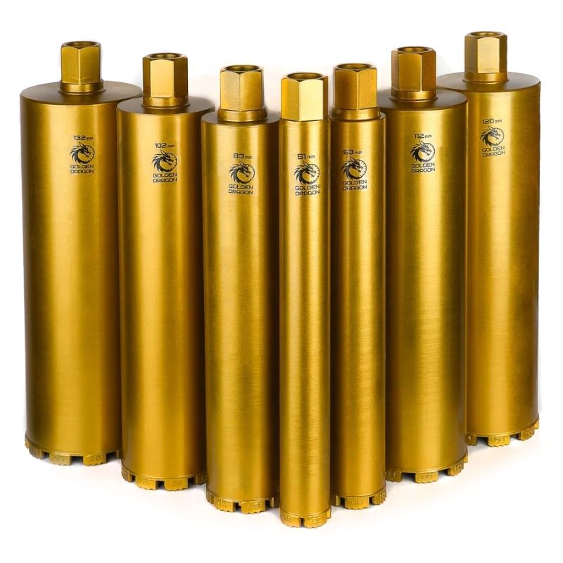 Коронка алмазная по бетону Golden Dragon 1 1/4" 63/400 мм - изображение 7
