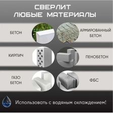 Коронка алмазная по бетону Golden Dragon М22 063/370 - изображение 18