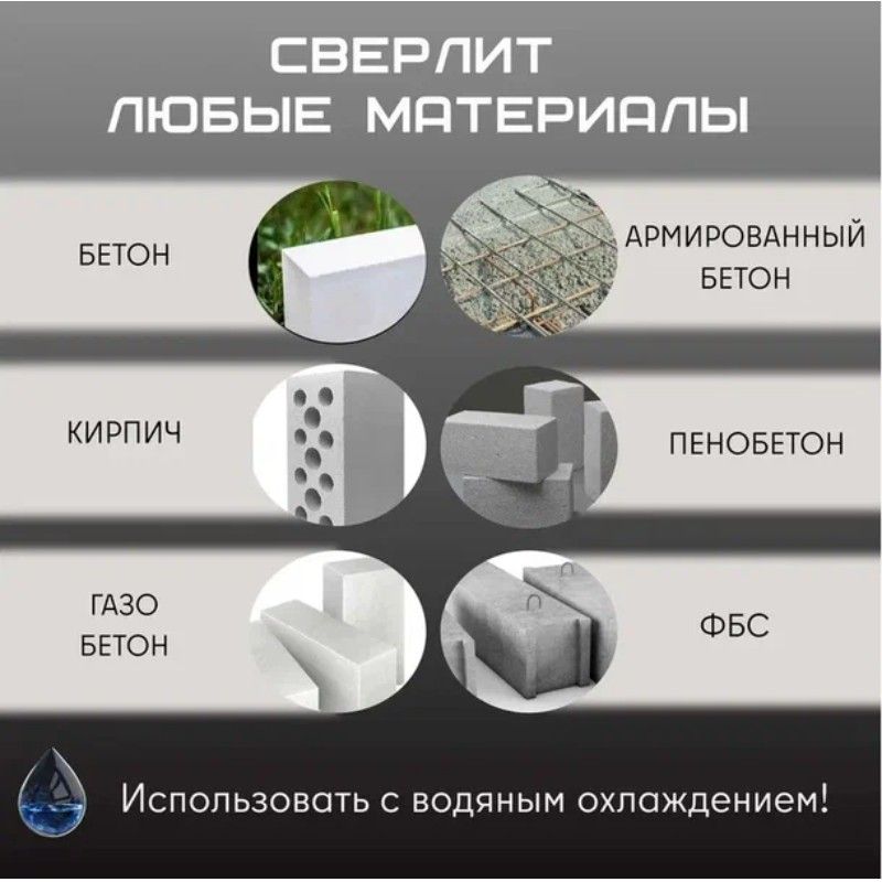 Коронка алмазная по бетону Golden Dragon М22 063/370 - изображение 9