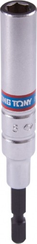 Головка для шуруповерта шестигранная 1/4" KING TONY 8 мм 110 мм 76C1108M
