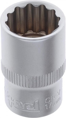 Головка двенадцатигранная с посадкой 1/2" AV Steel AV-521017 17 мм