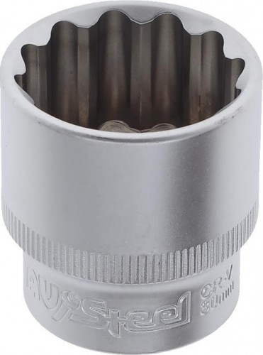 Головка двенадцатигранная с посадкой 1/2" AV Steel AV-521030 30 мм
