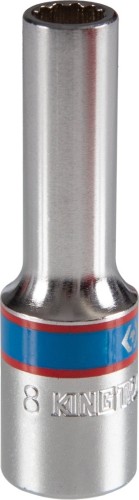 Головка двенадцатигранная с посадкой 3/8" KING TONY 323008M 8 мм глубокая