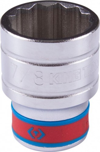 Головка двенадцатигранная с посадкой 1/2" KING TONY 433028S 7/8"