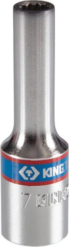 Головка двенадцатигранная с посадкой 3/8" KING TONY 323007M 7 мм глубокая
