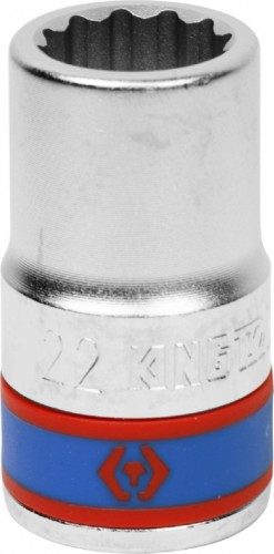 Головка двенадцатигранная с посадкой 3/4" KING TONY 633022M 22 мм