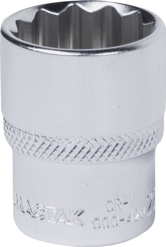 Головка двенадцатигранная с посадкой 1/2" МАСТАК 000-42021 торцевая стандартная 21 мм