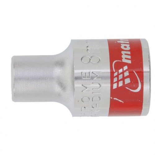 Головка двенадцатигранная с посадкой 1/2" MATRIX 13676 8 мм, CrV