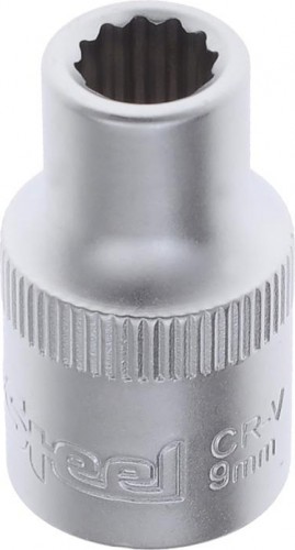 Головка двенадцатигранная с посадкой 1/2" AV Steel AV-521009 9 мм