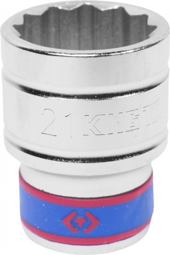 Головка двенадцатигранная с посадкой 1/2" KING TONY 433021M 21 мм