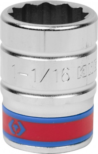 Головка двенадцатигранная с посадкой 3/4" KING TONY 633034S 1-1/16"