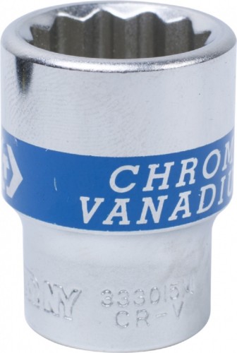 Головка двенадцатигранная с посадкой 3/8" KING TONY 333015М 15 мм 333015M