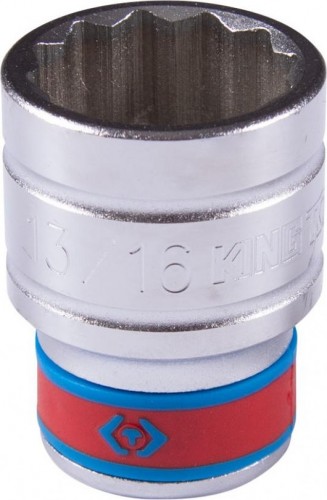 Головка двенадцатигранная с посадкой 1/2" KING TONY 433026S 13/16"