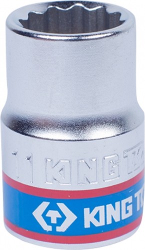 Головка двенадцатигранная с посадкой 3/8" KING TONY 333011М 11 мм 333011M