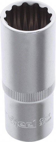 Головка двенадцатигранная с посадкой 1/2" AV Steel AV-521222 22 мм глубокая