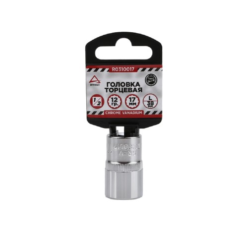 Головка двенадцатигранная с посадкой 1/2" ARNEZI R0310017 17 мм, L=38 мм