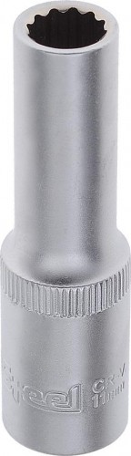 Головка двенадцатигранная с посадкой 1/2" AV Steel AV-521211 11 мм глубокая