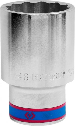 Головка двенадцатигранная с посадкой 3/4" KING TONY 623046M глубокая 46 мм