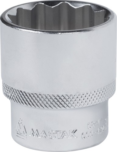 Головка двенадцатигранная с посадкой 1/2" МАСТАК 000-42027 27 мм