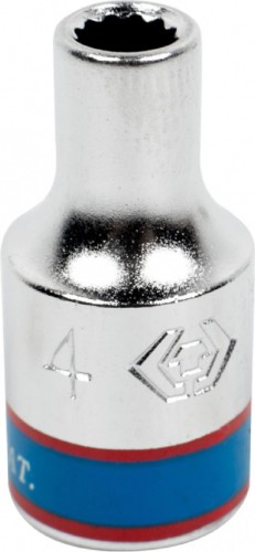 Головка двенадцатигранная с посадкой 1/4" KING TONY 233004M 4 мм