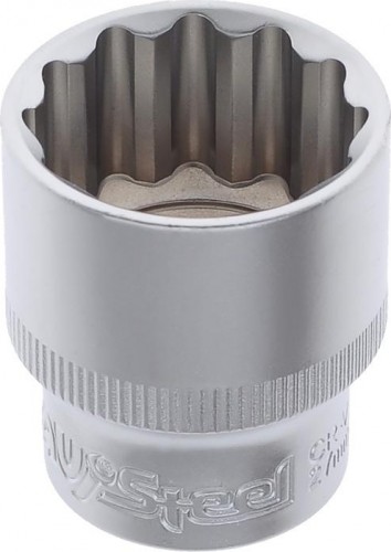 Головка двенадцатигранная с посадкой 1/2" AV Steel AV-521027 27 мм
