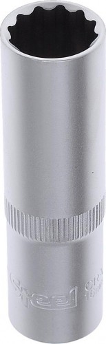 Головка двенадцатигранная с посадкой 1/2" AV Steel AV-521216 16 мм глубокая