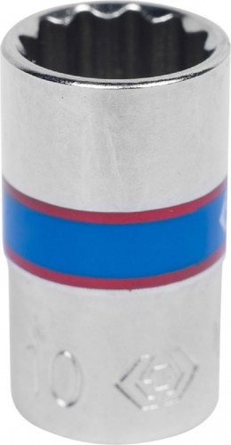 Головка двенадцатигранная с посадкой 1/4" KING TONY 233010M 10 мм