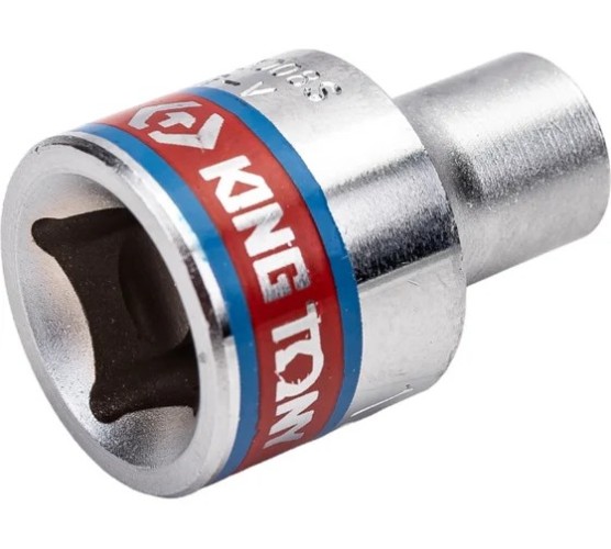 Головка двенадцатигранная с посадкой 3/8" KING TONY 333008S 1/4" - изображение 2