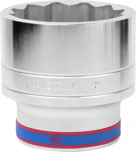 Головка двенадцатигранная с посадкой 1" KING TONY 833080M 80 мм