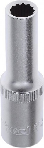 Головка двенадцатигранная с посадкой 1/2" AV Steel AV-521210 10 мм глубокая