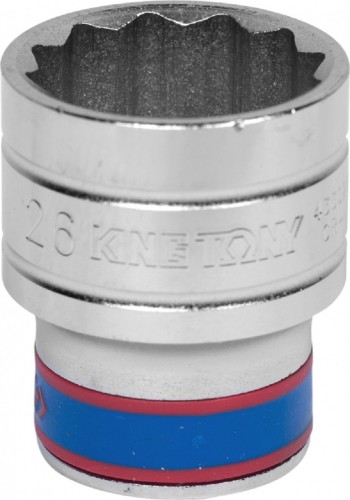 Головка двенадцатигранная с посадкой 1/2" KING TONY 433026M 26 мм