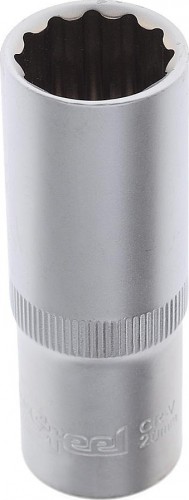 Головка двенадцатигранная с посадкой 1/2" AV Steel AV-521220 20 мм глубокая