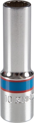 Головка двенадцатигранная с посадкой 3/8" KING TONY 323010M 10 мм глубокая