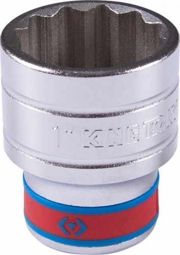 Головка двенадцатигранная с посадкой 1/2" KING TONY 433032S 1"