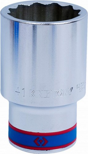 Головка двенадцатигранная с посадкой 3/4" KING TONY 12-гранная 3/4", 41 мм глубокая 623041M