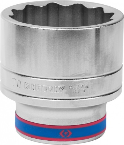 Головка двенадцатигранная с посадкой 1" KING TONY 833070M 70 мм