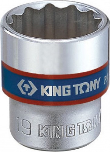 Головка двенадцатигранная с посадкой 3/8" KING TONY 333017М 17 мм 333017M