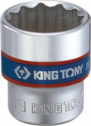 Головка двенадцатигранная с посадкой 3/8" KING TONY 333018М 18 мм 333018M