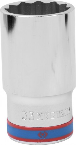 Головка двенадцатигранная с посадкой 1/2" KING TONY 423033 33 мм 423033M