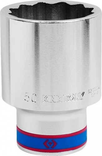 Головка двенадцатигранная с посадкой 3/4" KING TONY 12-гранная 3/4", 50 мм глубокая 623050M