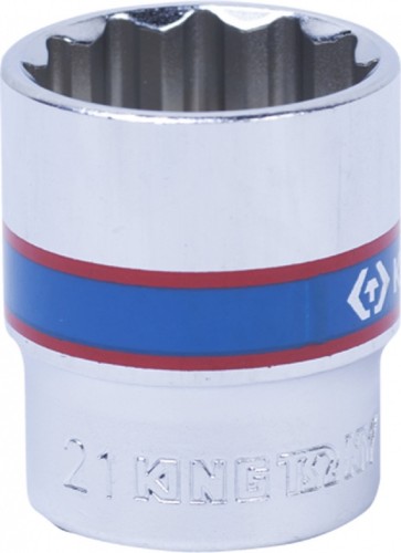 Головка двенадцатигранная с посадкой 3/8" KING TONY 333021М 21 мм 333021M